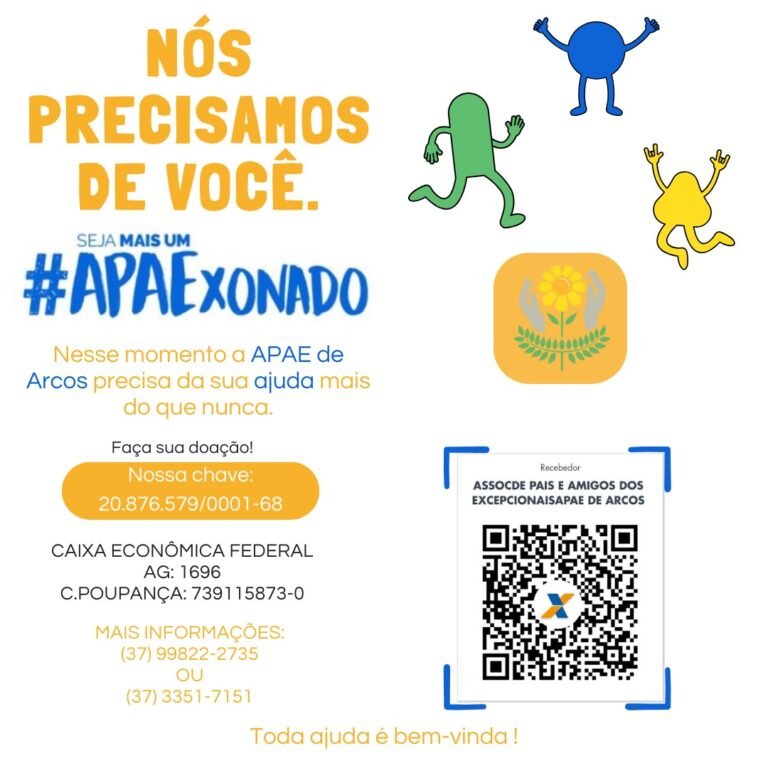 APAExonados, esse é o título da campanha da APAE para arrecadação para a instituição