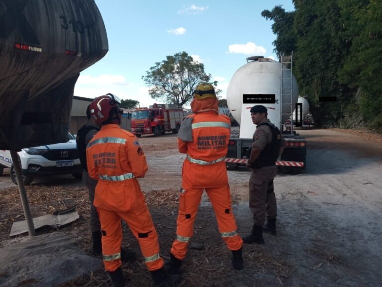 Em Arcos: Trabalhador morre enquanto fazia pintura em caminhão silo.