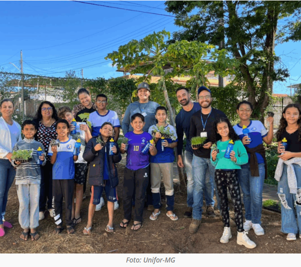 Projeto “Horta Urbana” transforma espaços públicos e escolares em Formiga