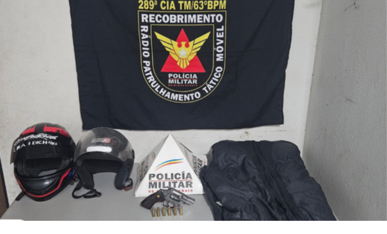 Polícia Militar prende homem após disparos com arma de fogo contra residência