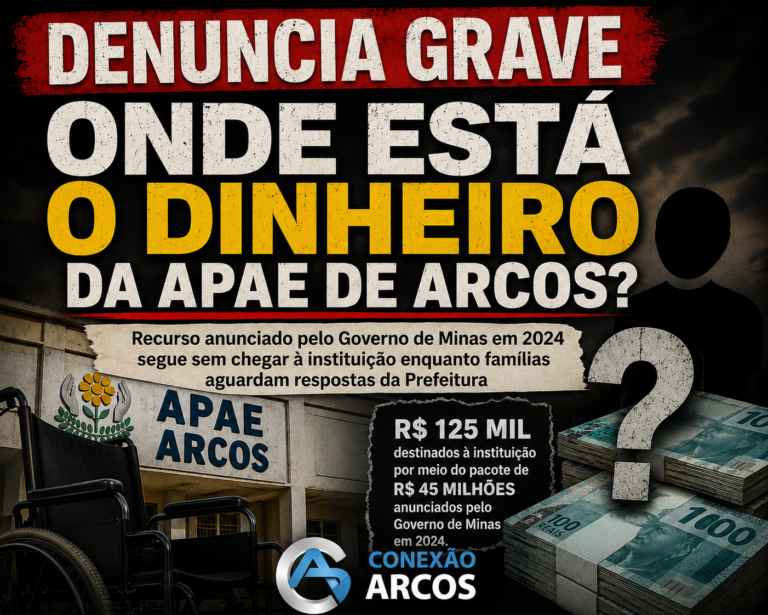 DENÚNCIA GRAVE: ONDE ESTÁ O DINHEIRO DA APAE DE ARCOS?