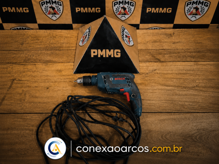 POLÍCIA MILITAR RECUPERA FERRAMENTA FURTADA E PRENDE AUTOR CONTUMAZ EM FURTO EM BAMBUÍ