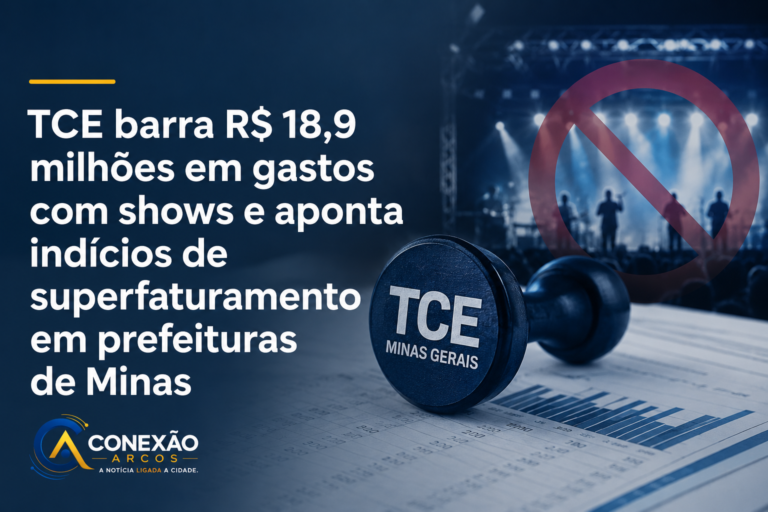 TCE barra R$ 18,9 milhões em gastos com shows e aponta indícios de superfaturamento em prefeituras de Minas