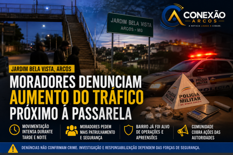Moradores denunciam suposto tráfico de drogas próximo à passarela do Jardim Bela Vista e pedem reforço no policiamento